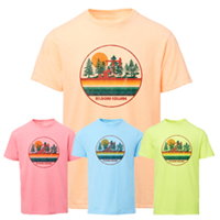 Kilgore College Waterprint Neon Tee