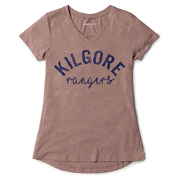 Kilgore College Womens Tri-Flex V-Neck Tee (SKU 10364116222)